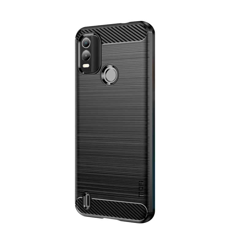 For Nokia C21 Plus MOFI Gentleness Brushed Carbon Fiber Soft TPU Case(Black) - Nokia Cases by MOFI | Online Shopping South Africa | PMC TechLife | Buy Now Pay Later Mobicred