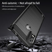 For Nokia C21 Plus MOFI Gentleness Brushed Carbon Fiber Soft TPU Case(Red)
