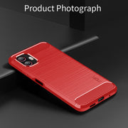 For Samsung Galaxy Xcover6 Pro / Xcover Pro 2 MOFI Gentleness Brushed Carbon Fiber Soft TPU Case(Red)