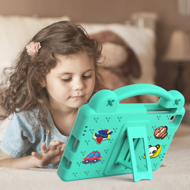 For Huawei MediaPad M3 Lite 8.0 Handle Kickstand Children EVA Shockproof Tablet Case(Mint Green) - Huawei by PMC TechLife | Online Shopping South Africa | PMC TechLife | Buy Now Pay Later Mobicred