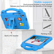 For Huawei MediaPad M3 Lite 8.0 Handle Kickstand Children EVA Shockproof Tablet Case(Sky Blue)
