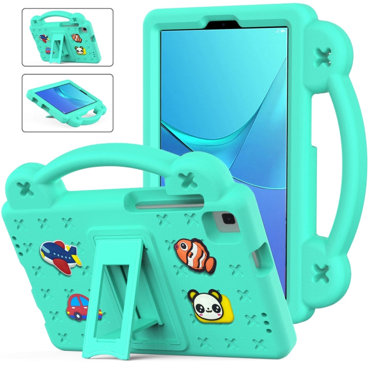For Huawei MediaPad M5 8.4 Handle Kickstand Children EVA Shockproof Tablet Case(Mint Green) - Huawei by PMC TechLife | Online Shopping South Africa | PMC TechLife | Buy Now Pay Later Mobicred
