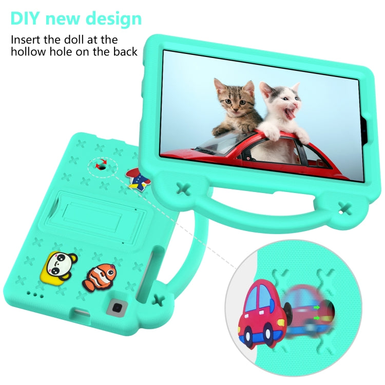 For Huawei MediaPad M5 8.4 Handle Kickstand Children EVA Shockproof Tablet Case(Mint Green) - Huawei by PMC TechLife | Online Shopping South Africa | PMC TechLife | Buy Now Pay Later Mobicred