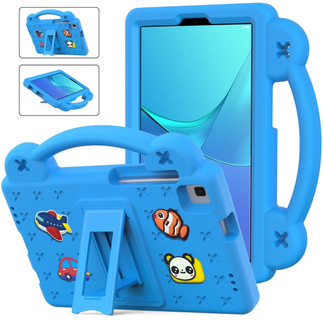 For Huawei MediaPad M5 8.4 Handle Kickstand Children EVA Shockproof Tablet Case(Sky Blue)