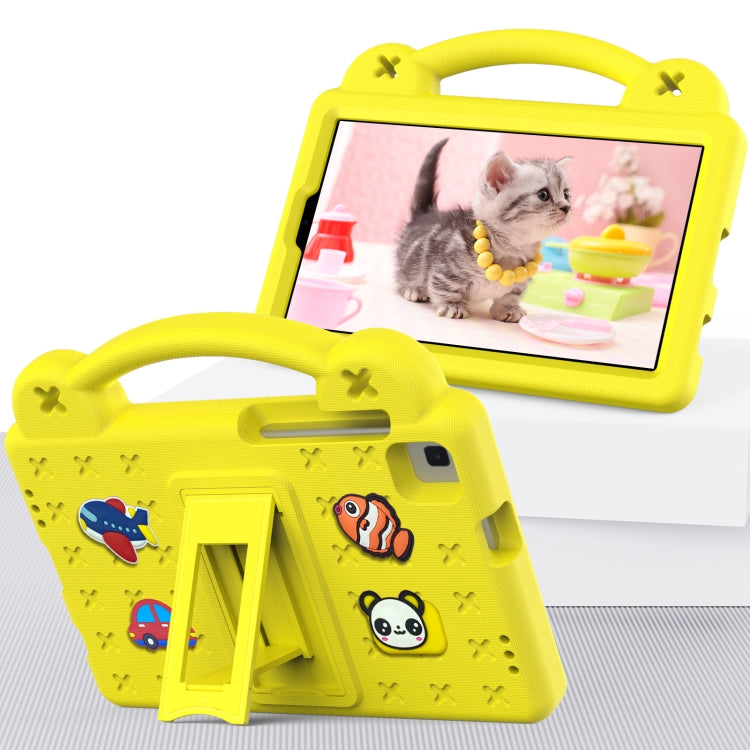 For Huawei MediaPad M5 8.4 Handle Kickstand Children EVA Shockproof Tablet Case(Yellow) - Huawei by PMC TechLife | Online Shopping South Africa | PMC TechLife | Buy Now Pay Later Mobicred