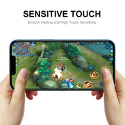 For iPhone 16e / 14 / 13 / 13 Pro 2pcs ENKAY 6D Full Glue Tempered Glass Full Film