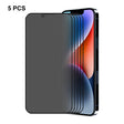 For iPhone 16e / 14 / 13 / 13 Pro 5pcs ENKAY 28 Degree Anti-peeping Tempered Glass Film - free shipping - PMc TechLife - Order now!