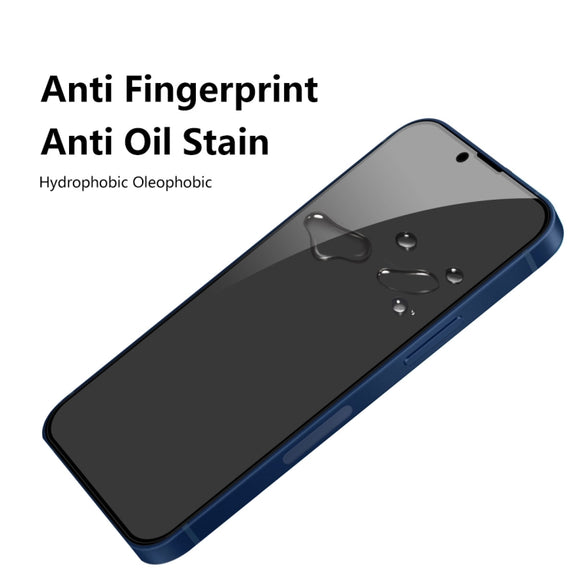 For iPhone 16e / 14 / 13 / 13 Pro 5pcs ENKAY 28 Degree Anti-peeping Tempered Glass Film