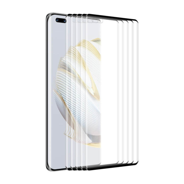 5 PCS For Huawei Nova 10 Pro ENKAY 3D Heat Bending Tempered Glass Film - Huawei Tempered Glass by ENKAY | Online Shopping South Africa | PMC TechLife | Buy Now Pay Later Mobicred