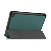 For Amazon Fire 7 12th 2022 ENKAY Smart Leather Tablet Case(Black)