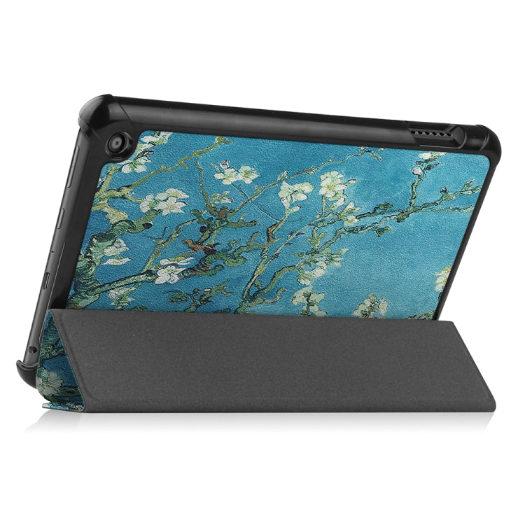 For Amazon Fire 7 12th 2022 JSM Smart Leather Tablet Case(Apricot Flower) - free shipping - PMC Jewellery - Order now!