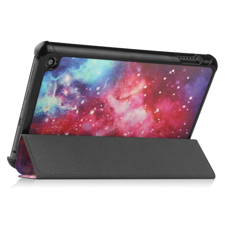 For Amazon Fire 7 12th 2022 JSM Smart Leather Tablet Case(Galaxy) - free shipping - PMC Jewellery - Order now!