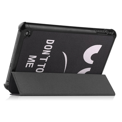 For Amazon Fire 7 12th 2022 JSM Smart Leather Tablet Case(Big Eye) - free shipping - PMC Jewellery - Order now!