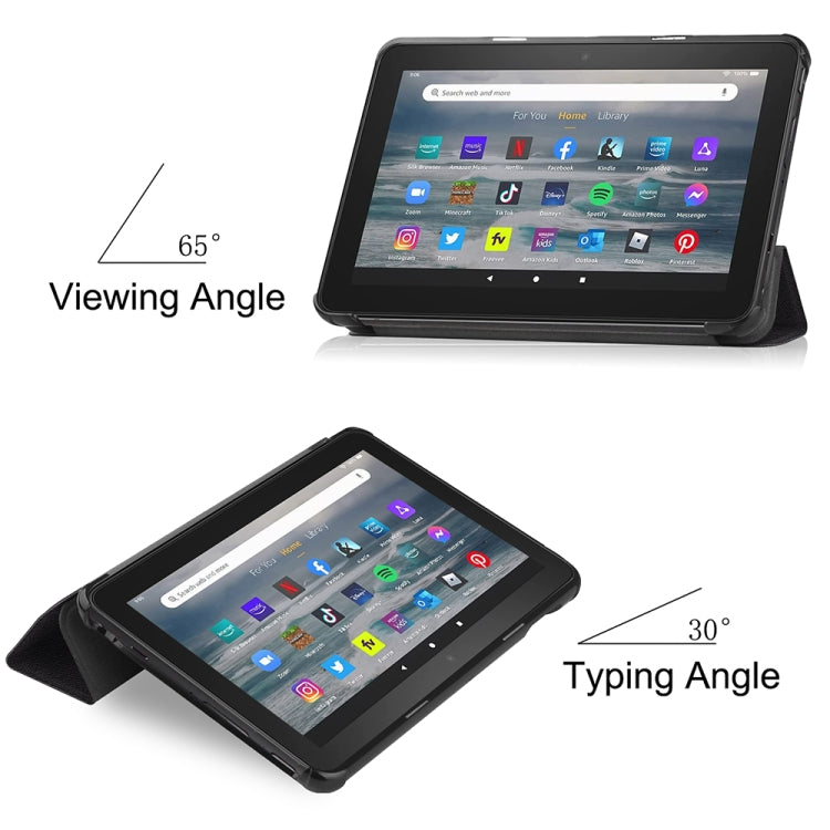 For Amazon Fire 7 12th 2022 JSM Smart Leather Tablet Case(Big Eye) - free shipping - PMC Jewellery - Order now!