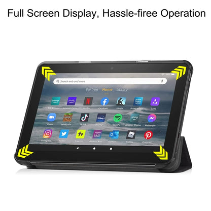 For Amazon Fire 7 12th 2022 JSM Smart Leather Tablet Case(Big Eye) - free shipping - PMC Jewellery - Order now!
