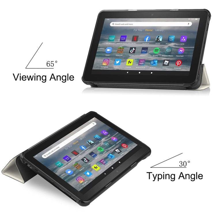 Amazon Fire 7 12th 2022 JSM Smart Leather Tablet Case(Lazy Cat) - free shipping - PMC Jewellery - Order now!
