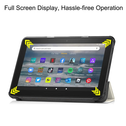 Amazon Fire 7 12th 2022 JSM Smart Leather Tablet Case(Lazy Cat) - free shipping - PMC Jewellery - Order now!