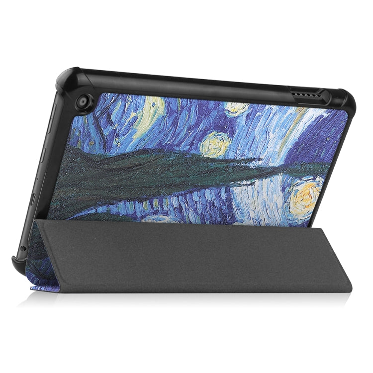 For Amazon Fire 7 12th 2022 JSM Smart Leather Tablet Case(Starry Sky) - free shipping - PMC Jewellery - Order now!