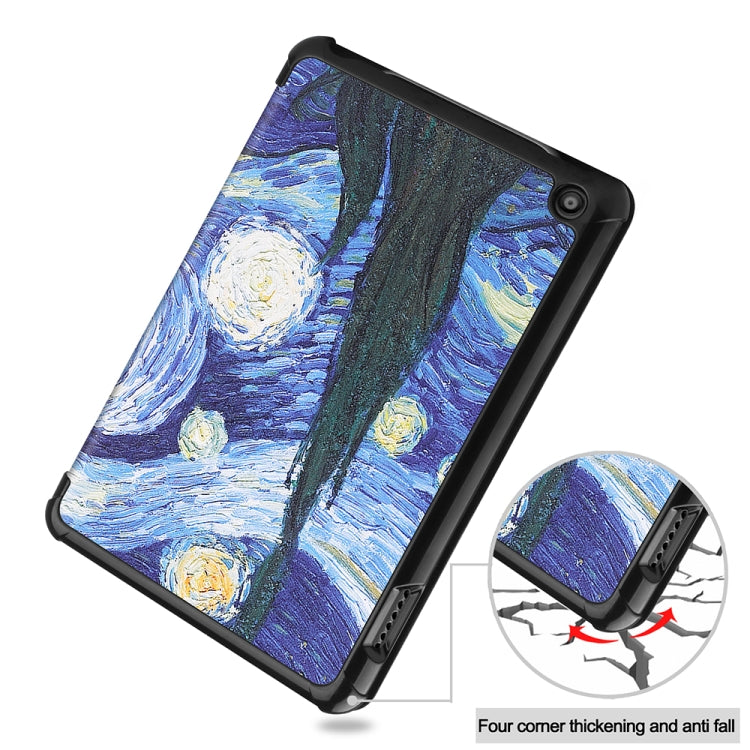 For Amazon Fire 7 12th 2022 JSM Smart Leather Tablet Case(Starry Sky) - free shipping - PMC Jewellery - Order now!