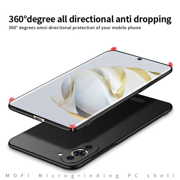 For Huawei Nova 10 Pro MOFI Frosted PC Ultra-thin Hard Case(Blue)