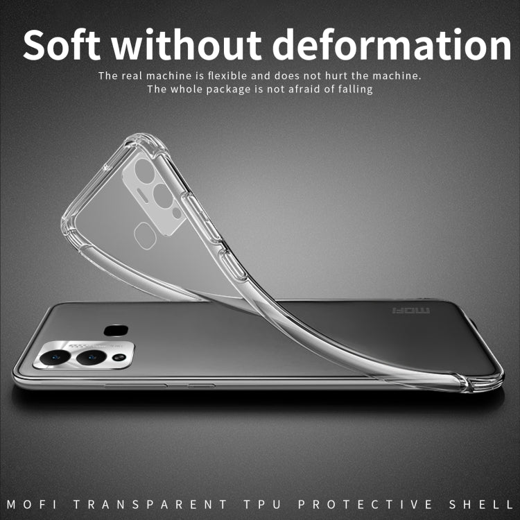 For Infinix Hot 12 Play MOFI Ming Series Ultra-thin TPU Phone Case(Transparent) - Infinix Cases by MOFI | Online Shopping South Africa | PMC TechLife