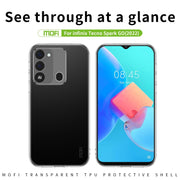 For Tecno Spark GO 2022 MOFI Ming Series Ultra-thin TPU Phone Case(Transparent)