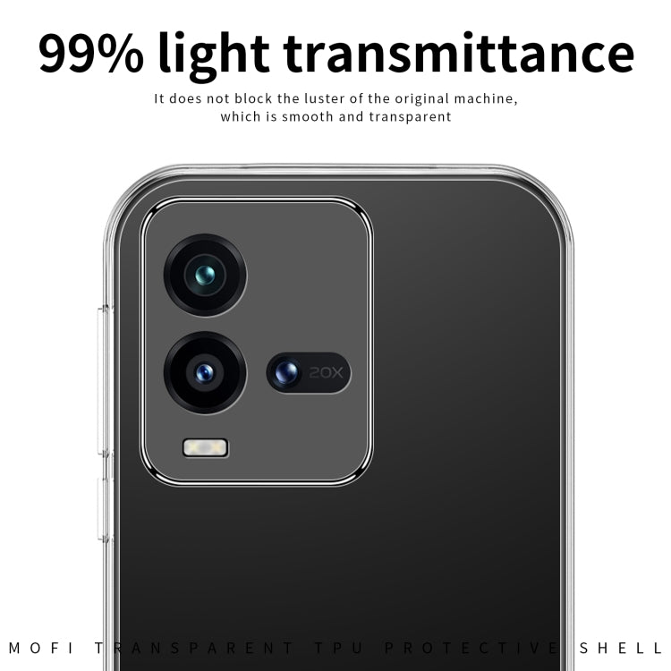For vivo iQOO 10 MOFI Ming Series Ultra-thin TPU Phone Case(Transparent) - vivo Cases by MOFI | Online Shopping South Africa | PMC TechLife