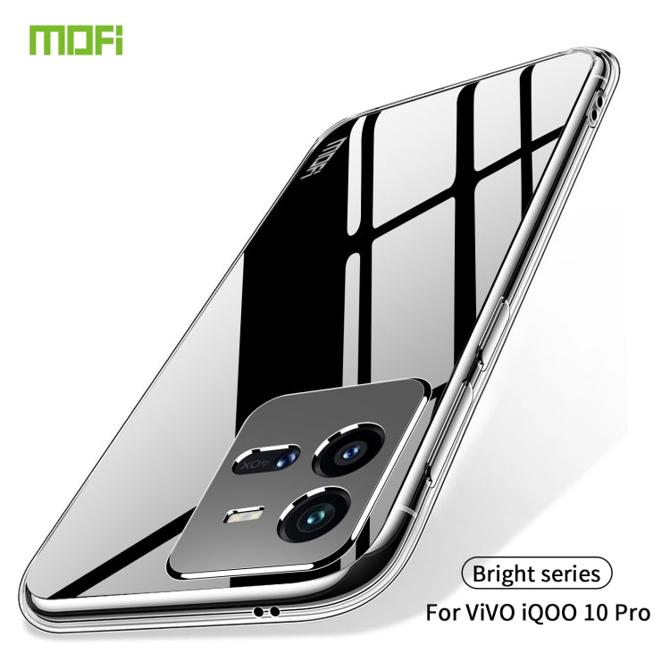 For vivo iQOO 10 Pro MOFI Ming Series Ultra-thin TPU Phone Case(Transparent) - vivo Cases by MOFI | Online Shopping South Africa | PMC TechLife