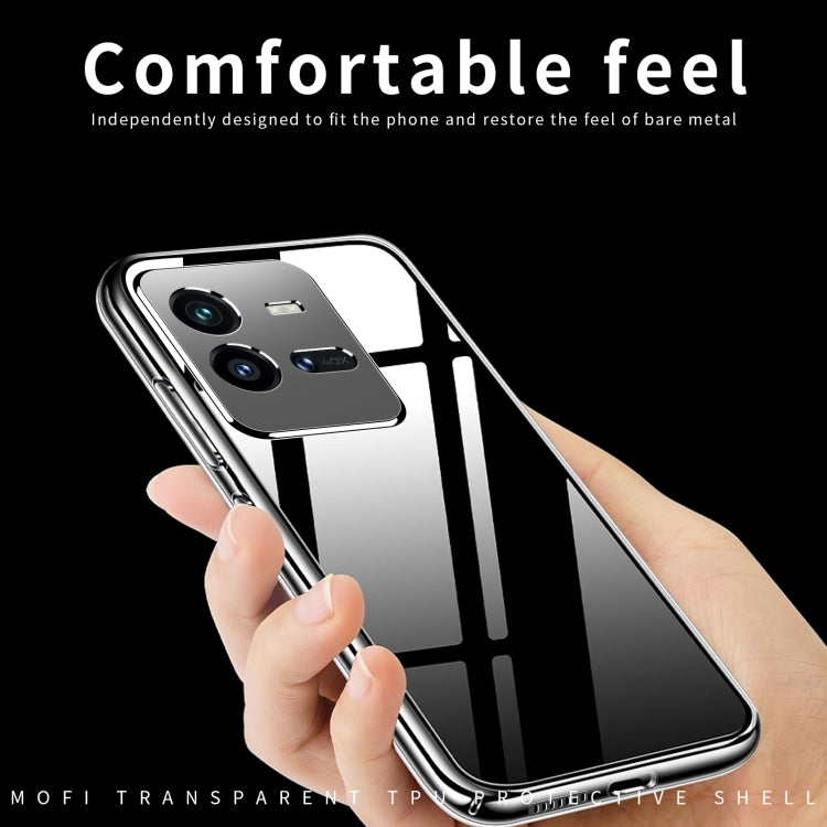 For vivo iQOO 10 Pro MOFI Ming Series Ultra-thin TPU Phone Case(Transparent) - vivo Cases by MOFI | Online Shopping South Africa | PMC TechLife