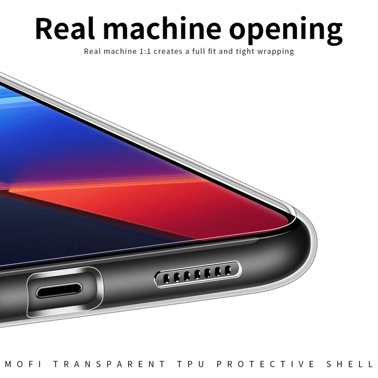 For vivo iQOO 10 Pro MOFI Ming Series Ultra-thin TPU Phone Case(Transparent) - vivo Cases by MOFI | Online Shopping South Africa | PMC TechLife