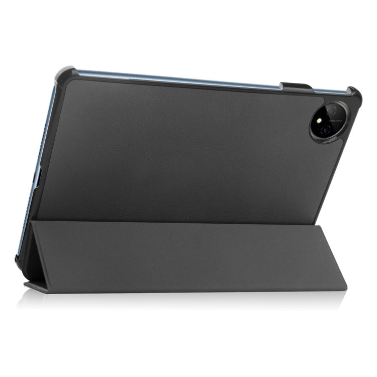 For Huawei MatePad Pro 11 2022 ENKAY Plastic Back Cover Smart Leather Stand Case(Dark Blue)