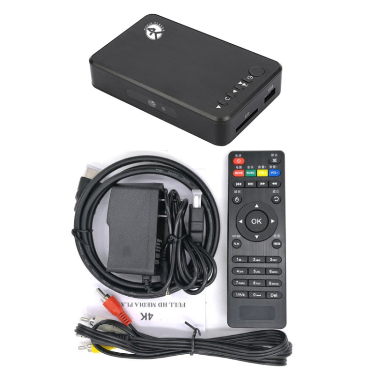 X16 4K Media Player Horizontal And Vertical Screen Video Advertising AD Player, Auto Looping Playback(EU Plug)