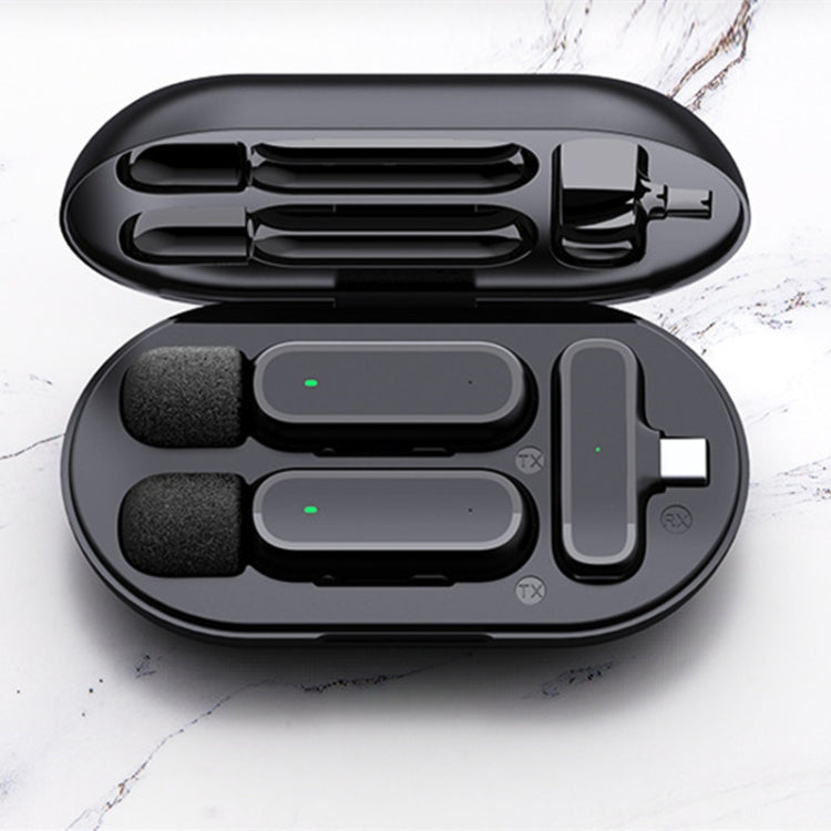 K61 Noise Cancelling Portable Wireless Lapel Microphone for Recording - Microphone by PMC TechLife | Online Shopping South Africa | PMC TechLife | Buy Now Pay Later Mobicred