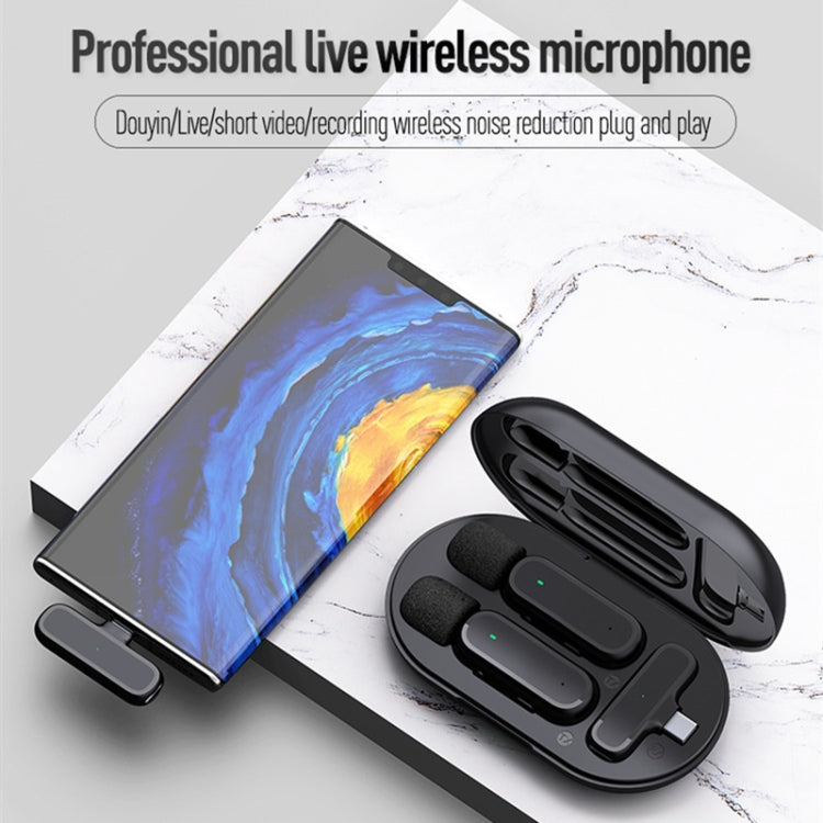 K61 Noise Cancelling Portable Wireless Lapel Microphone for Recording - Microphone by PMC TechLife | Online Shopping South Africa | PMC TechLife | Buy Now Pay Later Mobicred