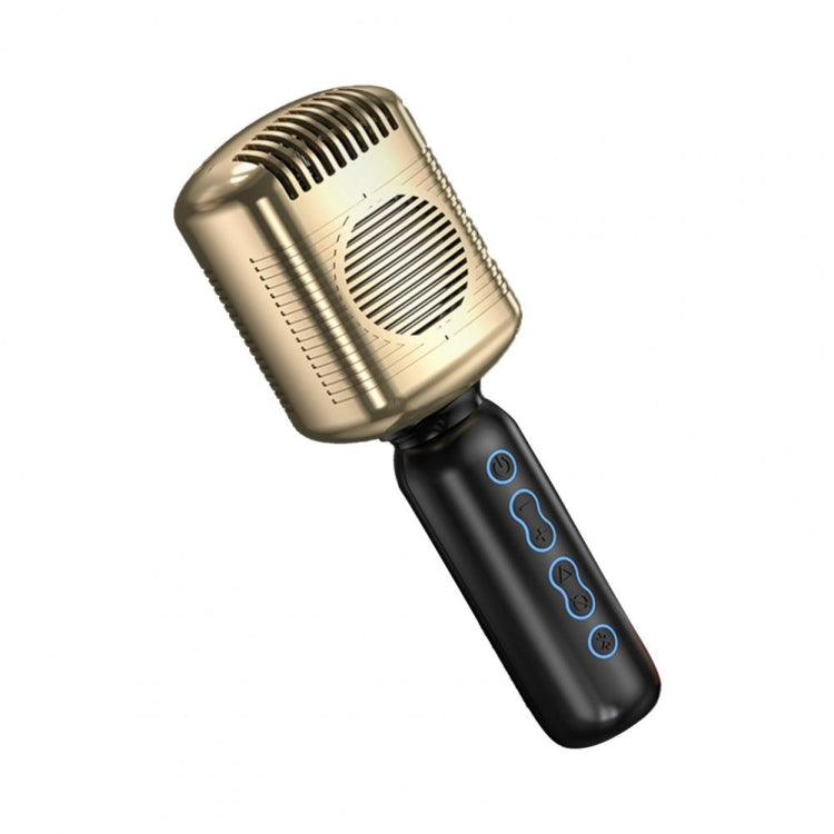 KM600 Wireless Microphone TWS Handheld Noise Reduction Smart Bluetooth-compatible Condenser Mic Music Player for Singing(Gold) - Microphone by PMC TechLife | Online Shopping South Africa | PMC TechLife | Buy Now Pay Later Mobicred