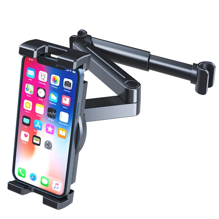 A081+X159 Car Backseat Headrest Tablet Bracket Long Arm Collapsible Mount - Universal Car Holders by PMC Jewellery | Online Shopping South Africa | PMC Jewellery | Buy Now Pay Later Mobicred