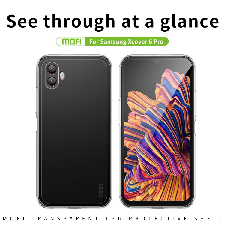 For Samsung Galaxy Xcover6 Pro MOFI Ming Series Ultra-thin TPU Phone Case(Transparent) - Galaxy Phone Cases by MOFI | Online Shopping South Africa | PMC TechLife
