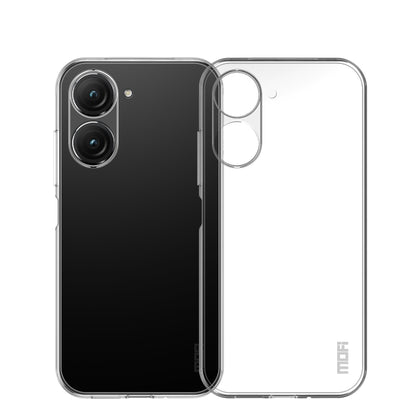 For Asus Zenfone9 MOFI Ming Series Ultra-thin TPU Phone Case(Transparent) - ASUS Cases by MOFI | Online Shopping South Africa | PMC Jewellery | Buy Now Pay Later Mobicred