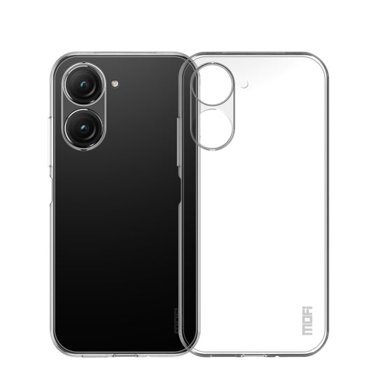For Asus Zenfone9 MOFI Ming Series Ultra-thin TPU Phone Case(Transparent) - ASUS Cases by MOFI | Online Shopping South Africa | PMC Jewellery | Buy Now Pay Later Mobicred