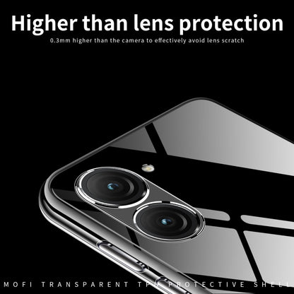 For Asus Zenfone9 MOFI Ming Series Ultra-thin TPU Phone Case(Transparent) - ASUS Cases by MOFI | Online Shopping South Africa | PMC Jewellery | Buy Now Pay Later Mobicred