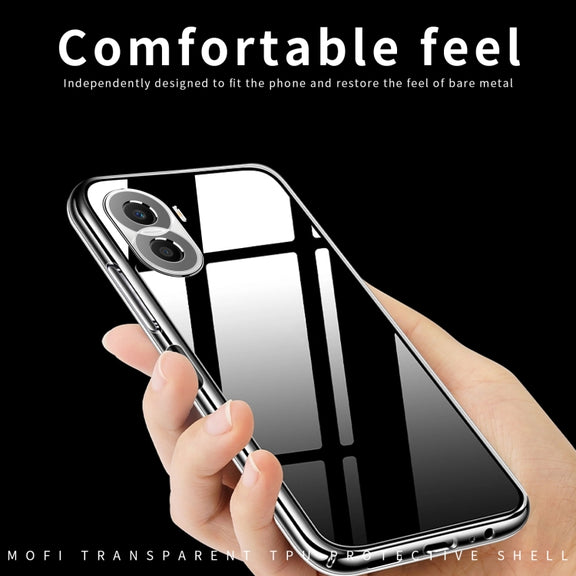 For Honor X40i MOFI Ming Series Ultra-thin TPU Phone Case(Transparent)
