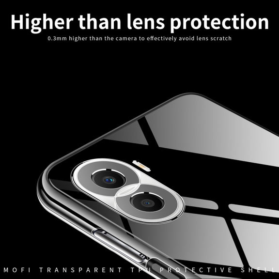 For Honor X40i MOFI Ming Series Ultra-thin TPU Phone Case(Transparent)