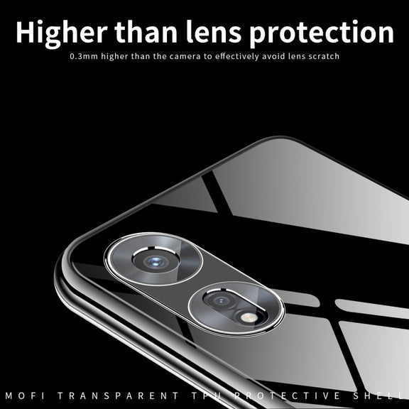 For OPPO A97 5G MOFI Ming Series Ultra-thin TPU Phone Case(Transparent)