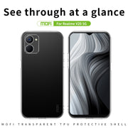 For Realme V20 5G MOFI Ming Series Ultra-thin TPU Phone Case(Transparent)