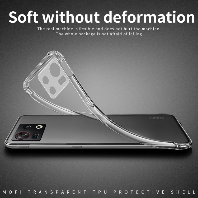 For ZTE Nubia Z40S Pro MOFI Ming Series Ultra-thin TPU Phone Case(Transparent) - ZTE Cases by MOFI | Online Shopping South Africa | PMC TechLife | Buy Now Pay Later Mobicred
