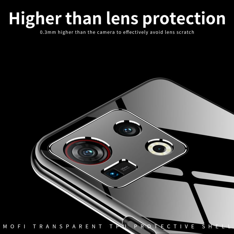 For ZTE Nubia Z40S Pro MOFI Ming Series Ultra-thin TPU Phone Case(Transparent) - ZTE Cases by MOFI | Online Shopping South Africa | PMC TechLife | Buy Now Pay Later Mobicred