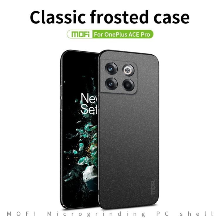 For OnePlus Ace Pro MOFI Frosted PC Ultra-thin Hard Phone Case(Blue)