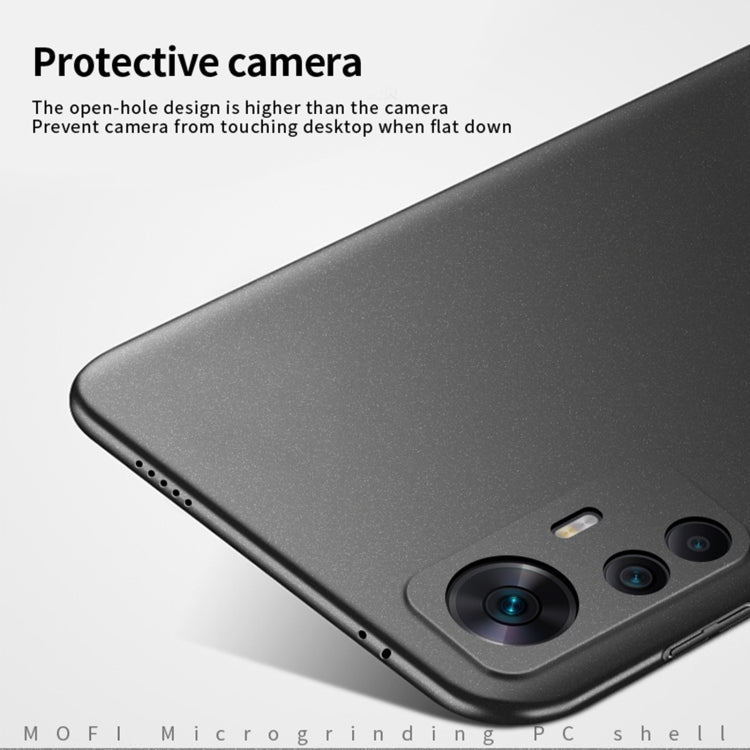 For Xiaomi 12T / 12T Pro / Redmi K50 Ultra MOFI Frosted PC Ultra-thin Hard Phone Case(Blue) - Xiaomi Cases by MOFI | Online Shopping South Africa | PMC TechLife | Buy Now Pay Later Mobicred