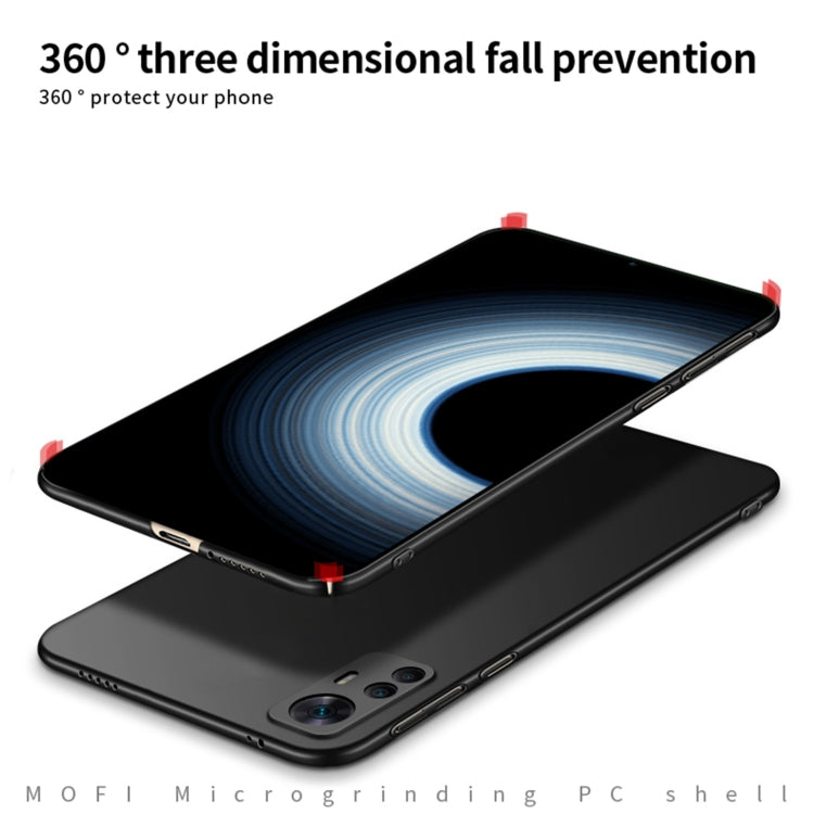 For Xiaomi 12T / 12T Pro / Redmi K50 Ultra MOFI Frosted PC Ultra-thin Hard Phone Case(Blue) - Xiaomi Cases by MOFI | Online Shopping South Africa | PMC TechLife | Buy Now Pay Later Mobicred