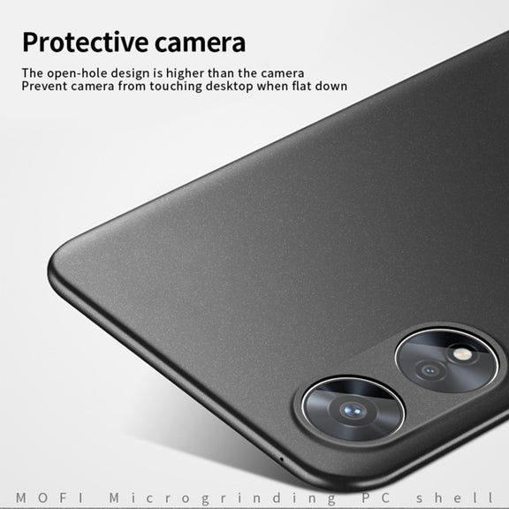 For OPPO A97 5G MOFI Frosted PC Ultra-thin Hard Phone Case(Blue)